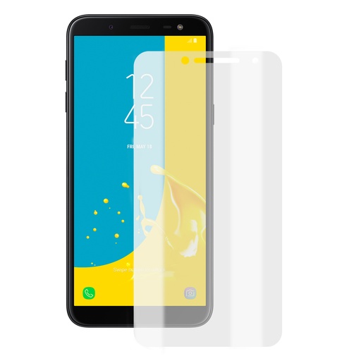 [000006697] Protector de pantalla para Samsung Galaxy J6 Plus 2018, Vidrio templado, Grosor 0.33 mm, Transparente