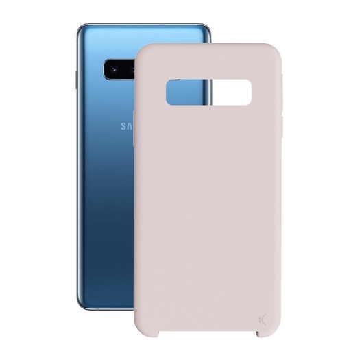 [000006705] Funda para Samsung Galaxy S10, Semirrígida, Rosa
