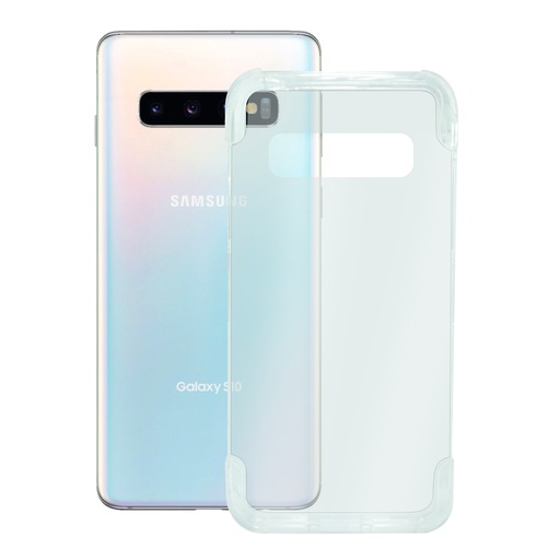 [000006709] Funda para Samsung Galaxy S10, Semirrígida, Alta Protección, Transparente