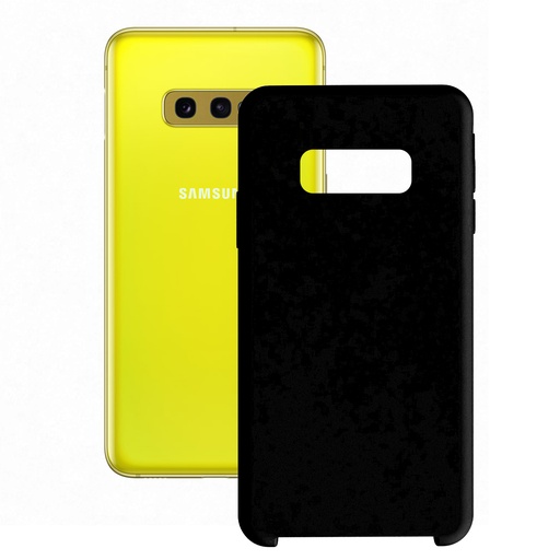 [000006720] Funda para Samsung Galaxy S10E, Semirrígida, Negro