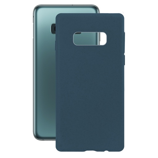 [000006724] Funda Ecológica para Samsung Galaxy S10E, Semirrígida, Azul