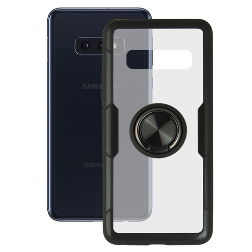 [000006728] Funda para Samsung Galaxy S10E, Semirrígida, Magnético para soporte coche, Transparente