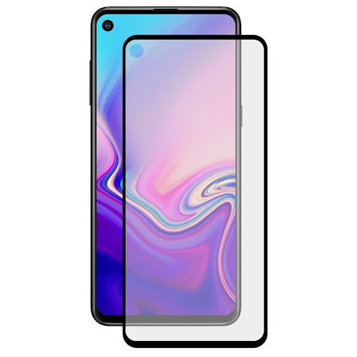 [000006732] Protector de pantalla para Samsung Galaxy A8S, Vidrio templado, Grosor 0.33 mm, Negro