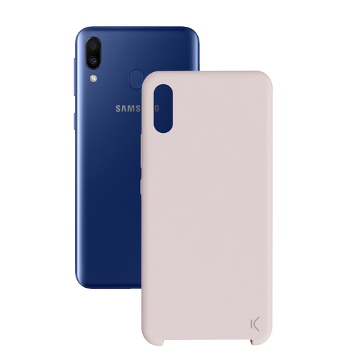 [000006739] Funda para Samsung Galaxy M10, Semirrígida, Rosa