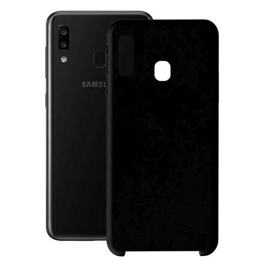 [000006765] Funda para Samsung Galaxy A30, Semirrígida, Negro