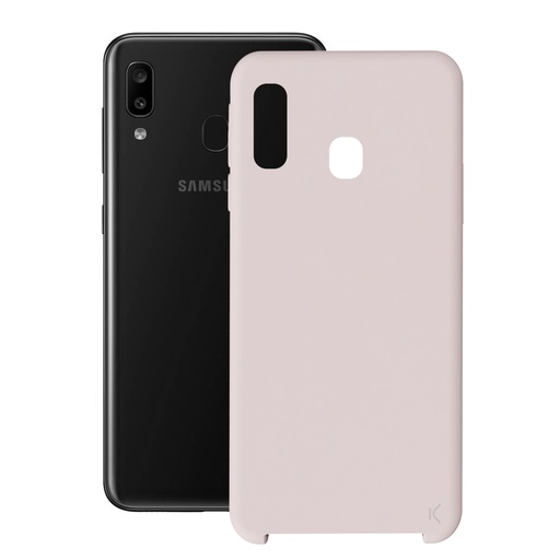 [000006766] Funda para Samsung Galaxy A30, Semirrígida, Rosa