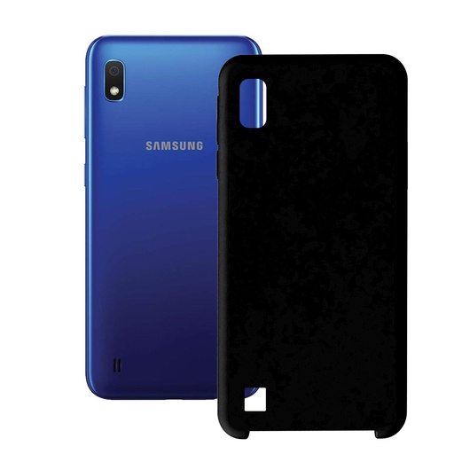 [000006771] Funda para Samsung Galaxy A10, Semirrígida, Negro