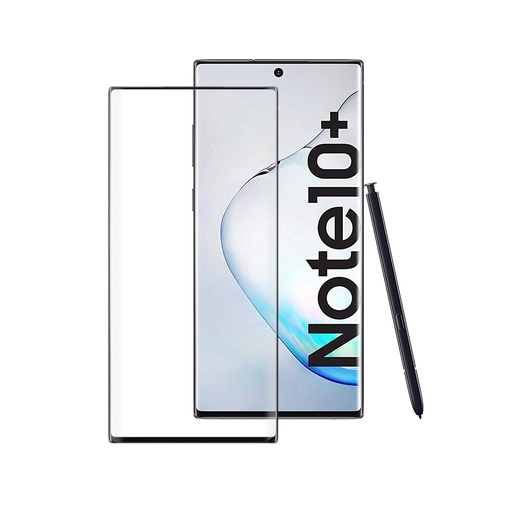 [000006779] Protector de pantalla para Samsung Galaxy Note 10, Vidrio templado, Grosor 0.33 mm, Negro