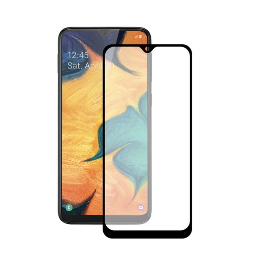 [000006787] Protector de pantalla para Samsung Galaxy A40S, Vidrio templado, Negro