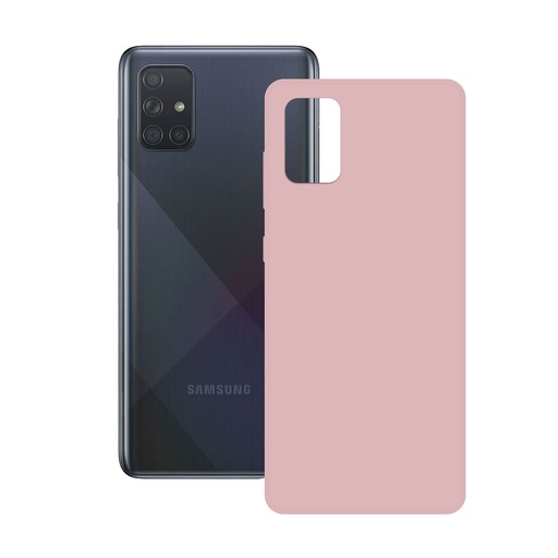[000006790] Funda para Samsung Galaxy A51, Flexible, Rosa