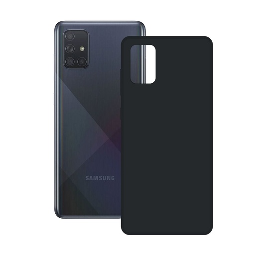 [000006791] Funda para Samsung Galaxy A71, Rígida, Negro