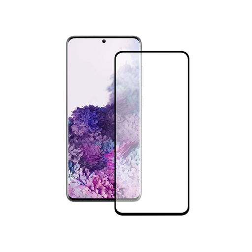 [000006809] Protector de pantalla para Samsung S20 Plus, Vidrio templado, Grosor 0.33 mm, Negro