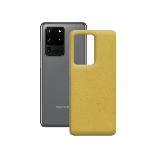 [000006812] Funda Ecológica para Samsung Galaxy S20 Ultra, Flexible, Amarillo