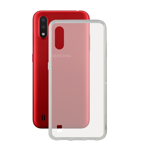 [000006836] Funda para Samsung Galaxy A01, Flexible, Transparente