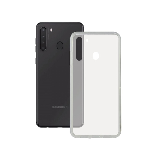 [000006837] Funda para Samsung Galaxy A21, Flexible, Transparente