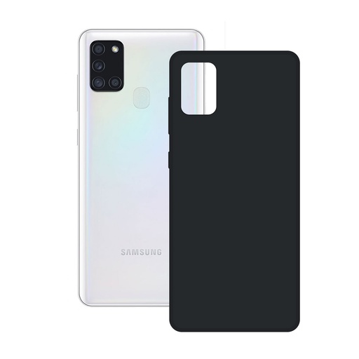 [000006845] Funda para Samsung Galaxy A21S, Rígida, Negro