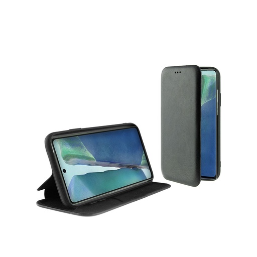 [000006856] Funda con tapa para Samsung NOTE 20, NOTE 20 5G, Semirrígida, Negro