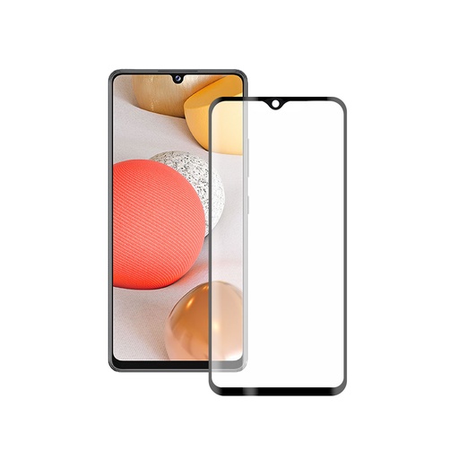 [000006863] Protector de pantalla para Samsung A42 5G, Vidrio templado, Negro