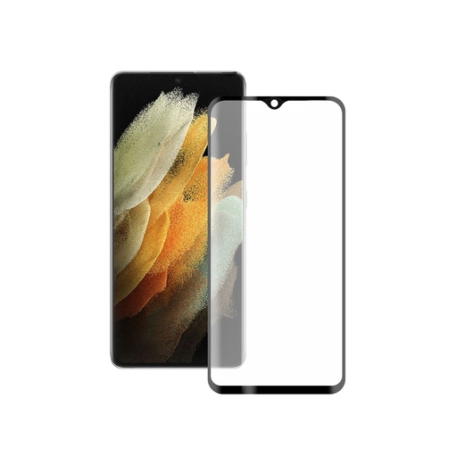 [000006877] Protector de pantalla para Samsung Galaxy S21 Ultra, Vidrio templado, Grosor 0,33 mm, Negro