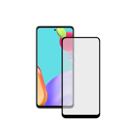 [000006891] Protector de pantalla para Samsung Galaxy A52 5G, A52S 5G, Vidrio templado, Grosor 0,33 mm, Negro