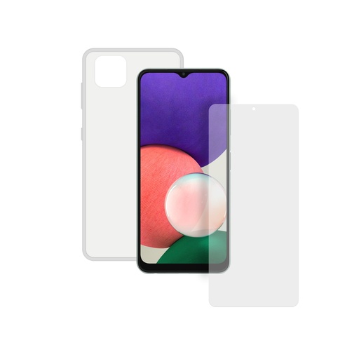 [000006902] Kit de Protección para Samsung Galaxy A22 5G, Semirrígida, Transparente