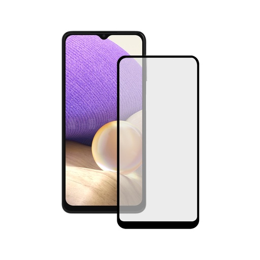 [000006903] Protector Ksix, Samsung Galaxy A22 5G, 2.5D, Vidrio Templado, 9H, Borde Negro