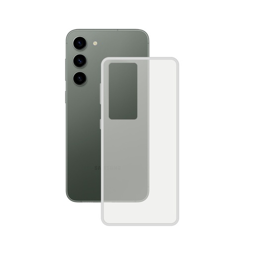 [000006938] Funda flexible para Samsung Galaxy A34 5G, Antihuellas, Resistente, Ligera, Compatible con carga inalámbrica, Transparente