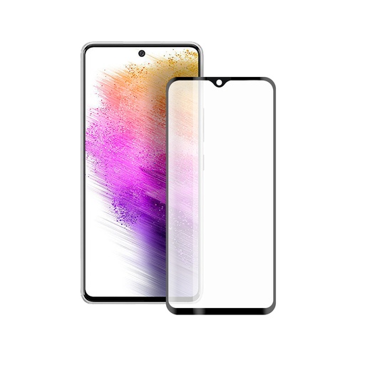 [000006944] Protector de pantalla para Samsung Galaxy A74, Vidrio templado, Resistencia 9H, Grosor 0,3 mmNegro