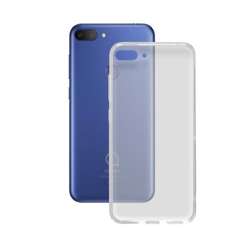 [000006950] Funda para Alcatel 1S, Semirrígida, Transparente