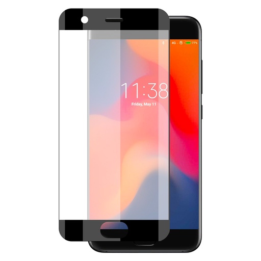 [000006978] Protector de pantalla para Xiaomi Mi 6, Vidrio templado, Grosor 0.33 mm, Negro