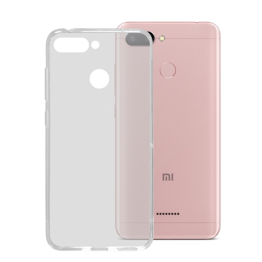 [000006983] Funda para Xiaomi Redmi 6A, Semirrígida, Transparente
