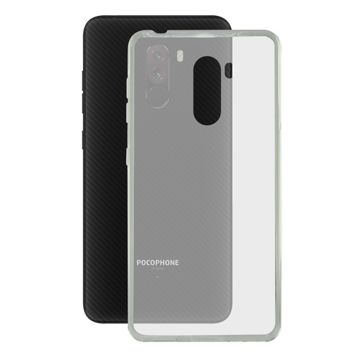 [000006984] Funda para Xiaomi Pocophone F1, Semirrígida, Transparente