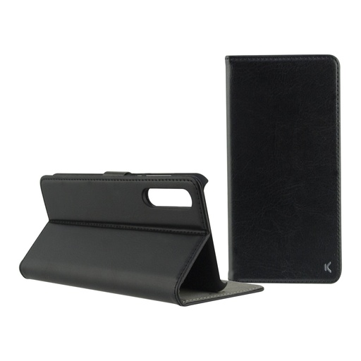 [000006993] Funda con tapa para Xiaomi Mi 8 Pro, Semirrígida, Standing, Negro
