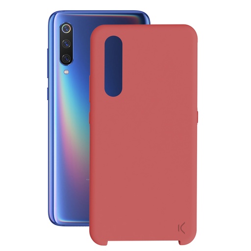 [000006998] Funda para Xiaomi Mi 9, Semirrígida, Rojo