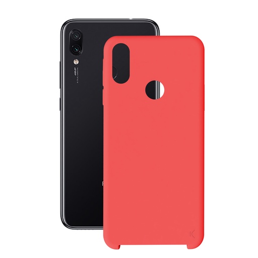 [000007007] Funda para Xiaomi Redmi 7, Semirrígida, Rojo