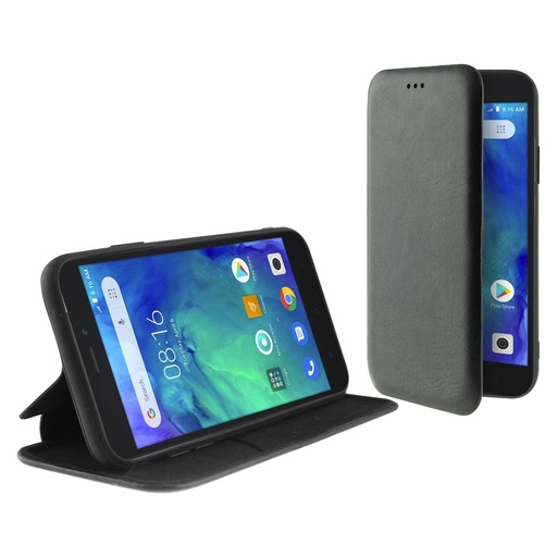 [000007012] Funda con tapa para Xiaomi Redmi GO, Semirrígida, Standing, Negro