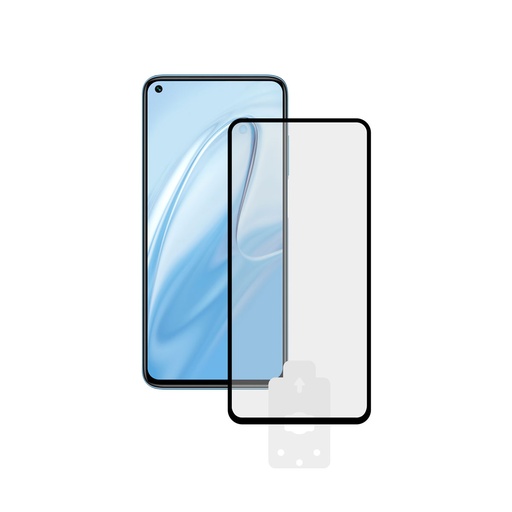 [000007047] Protector de pantalla para Xiaomi REDMI NOTE 9, Vidrio templado, Grosor 0,33 mm, Negro