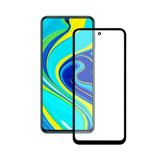 [000007064] Protector de pantalla para Xiaomi REDMI NOTE 9S/NOTE 9 Pro, Vidrio templado, Grosor 0,33 mm, Negro