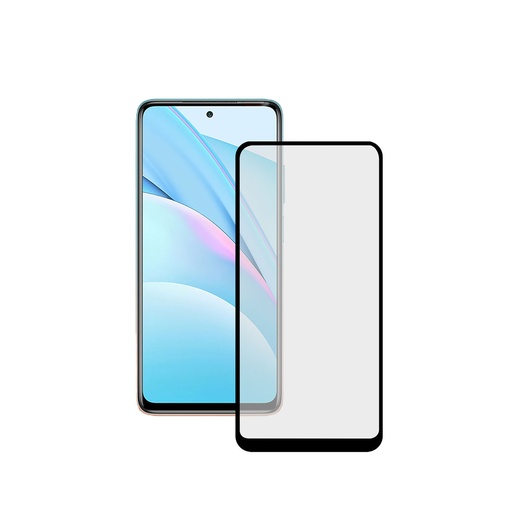 [000007081] Protector de pantalla para Xiaomi Mi10T LITE, Vidrio templado, Grosor 0,33 mm, Negro
