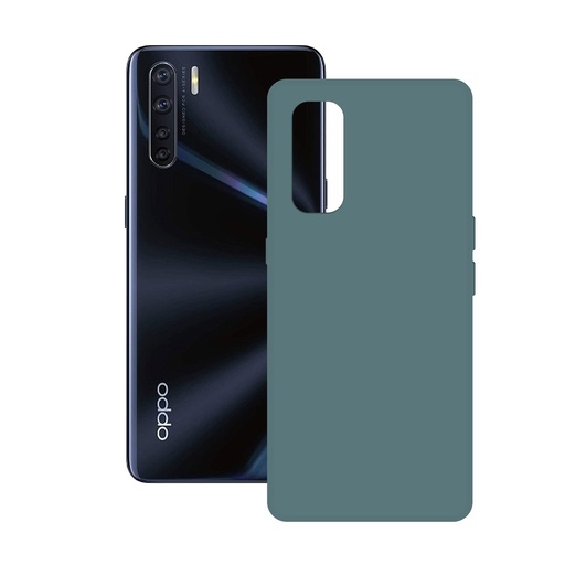 [000007098] Funda para Oppo A91, Flexible, Verde