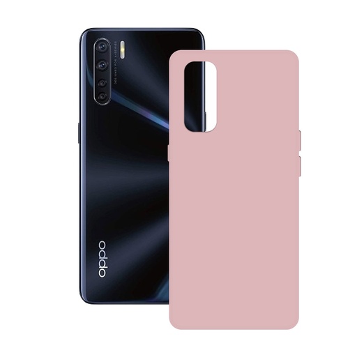 [000007099] Funda para Oppo A91, Flexible, Rosa