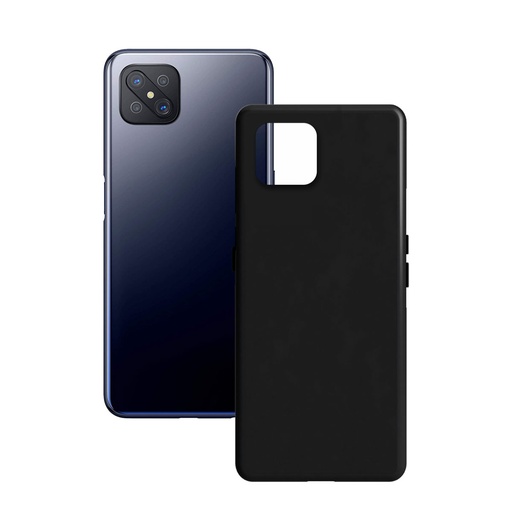 [000007100] Funda para Oppo 4Z 5G, Rígida, Negro