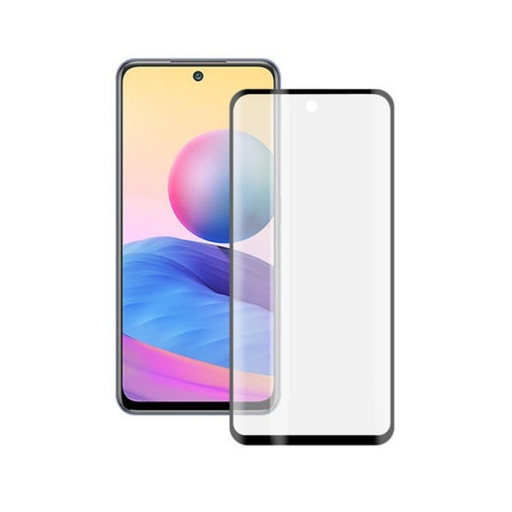[000007121] Protector de pantalla para Xiaomi REDMI NOTE 10 5G, Vidrio templado, Grosor 0,33 mm, Negro