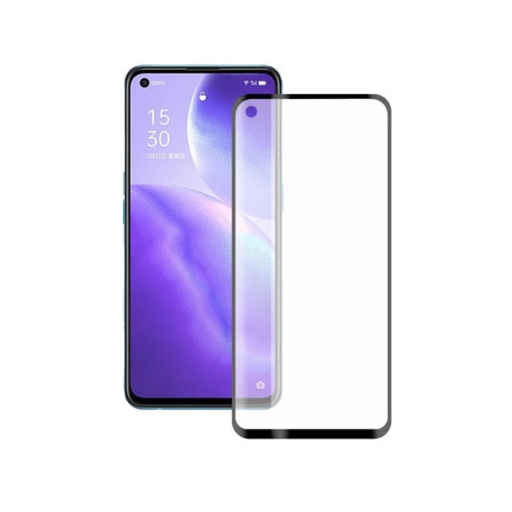 [000007128] Protector de pantalla para Oppo FIND X3 LITE, Vidrio templado, Grosor 0,33 mm, Negro