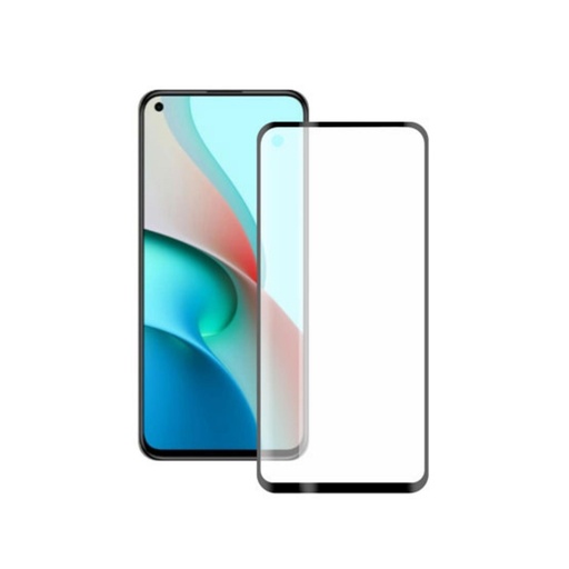 [000007130] Protector de pantalla para Xiaomi Mi11 LITE, Vidrio templado, Grosor 0,33 mm, Negro