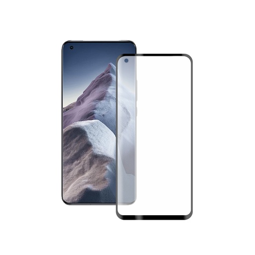 [000007132] Protector de pantalla para Xiaomi Mi11 Pro, MI11 ULTRA, Vidrio templado, Grosor 0,33 mm, Negro