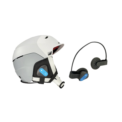 [000007152] Kit manos libres esquí, Bluetooth 5.1, 14 horas de autonomía, Altavoz alto rendimiento, Compatible con iPhone y Android