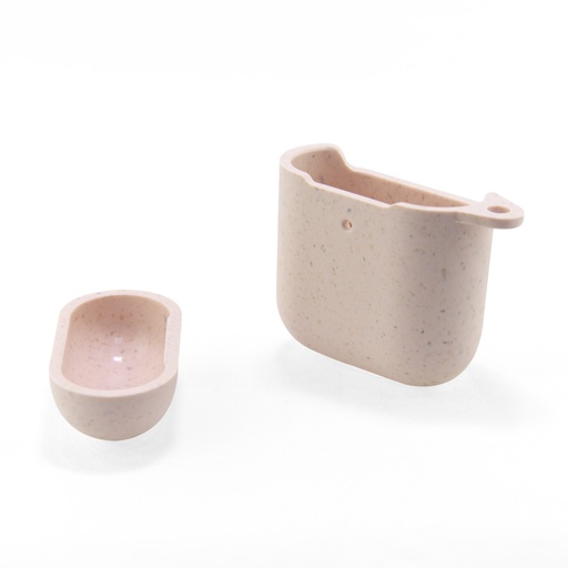 [000007158] Funda Ecológica para Apple AirPods, Semirrígida, Rosa
