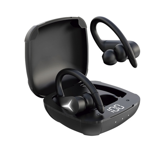[000007163] Auriculares inalámbricos Sport buds 2 Ksix, Bluetooth 5.1+EDR, Autonomía Hasta 20 horas, Negro