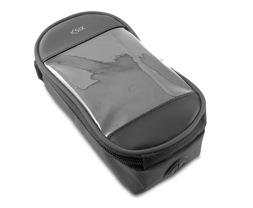 [000007174] Funda deportiva Universal para smarphone, Semirrígida, Especial para bicicleta, Negro